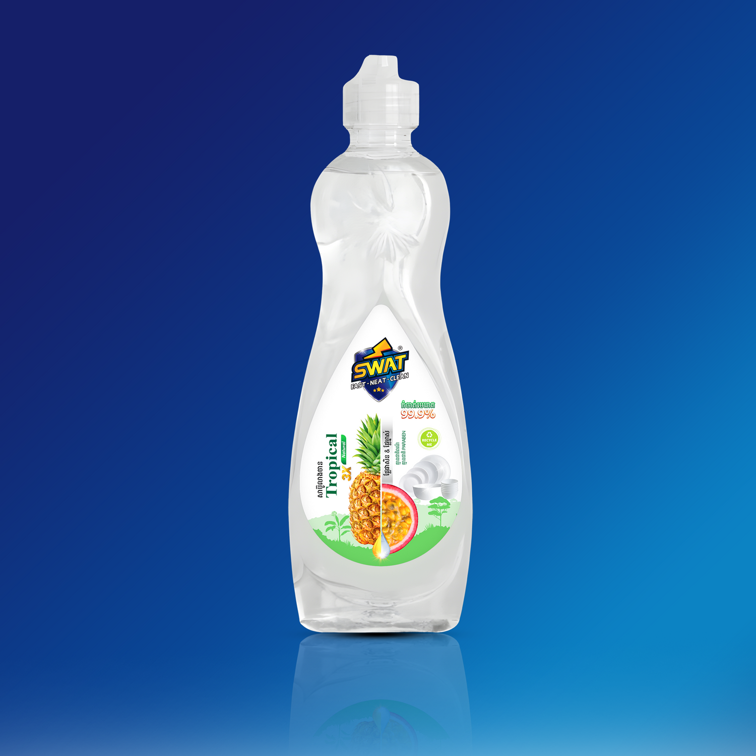 SWAT DISHWASHING LIQUID - TROPICAL 750G