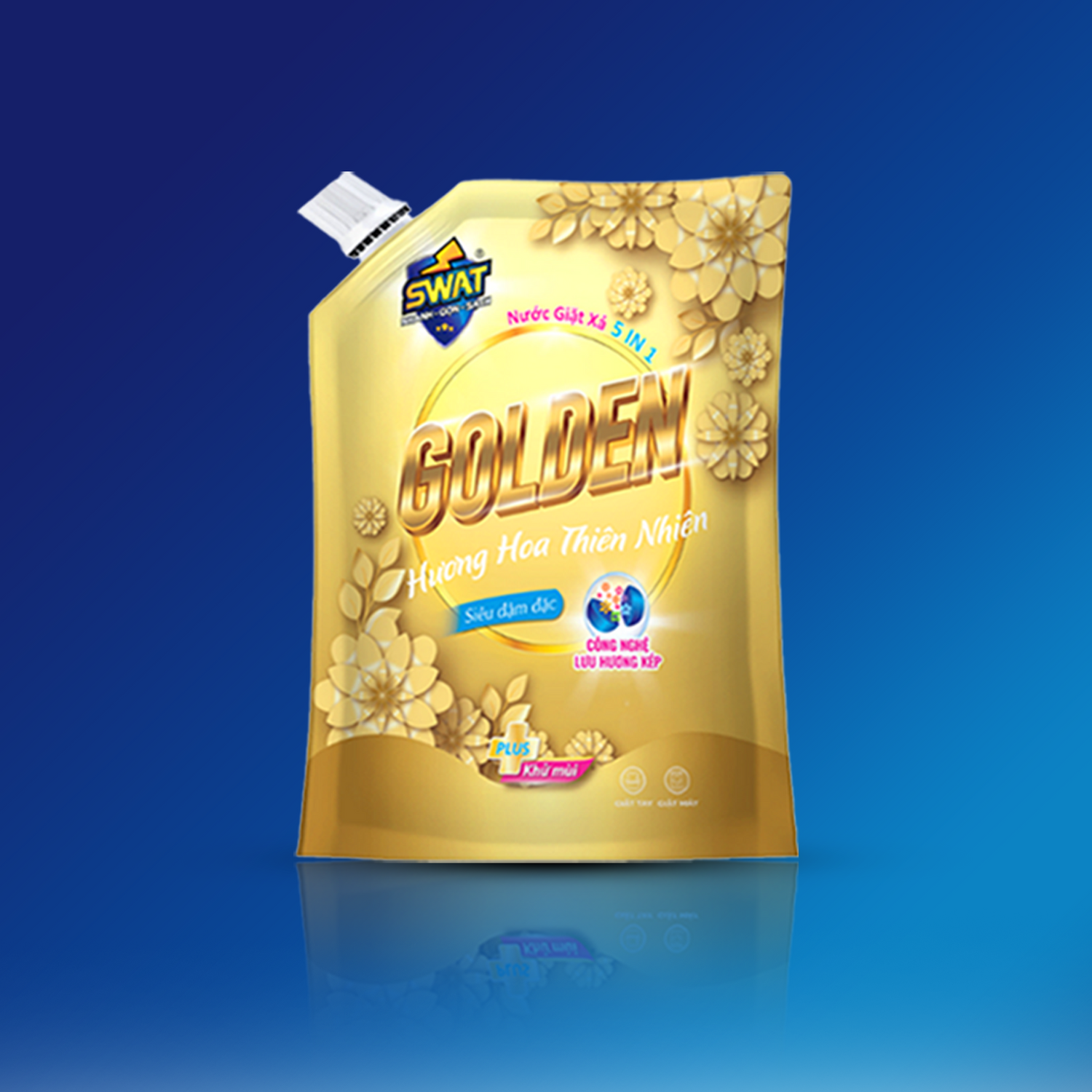 SWAT LIQUID DETERGENT 5 IN 1 - GOLDEN 2.2KG